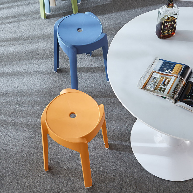 塑料凳子家用加厚可叠放小凳子板凳结实耐用餐凳高圆凳出租屋胶凳详情图4