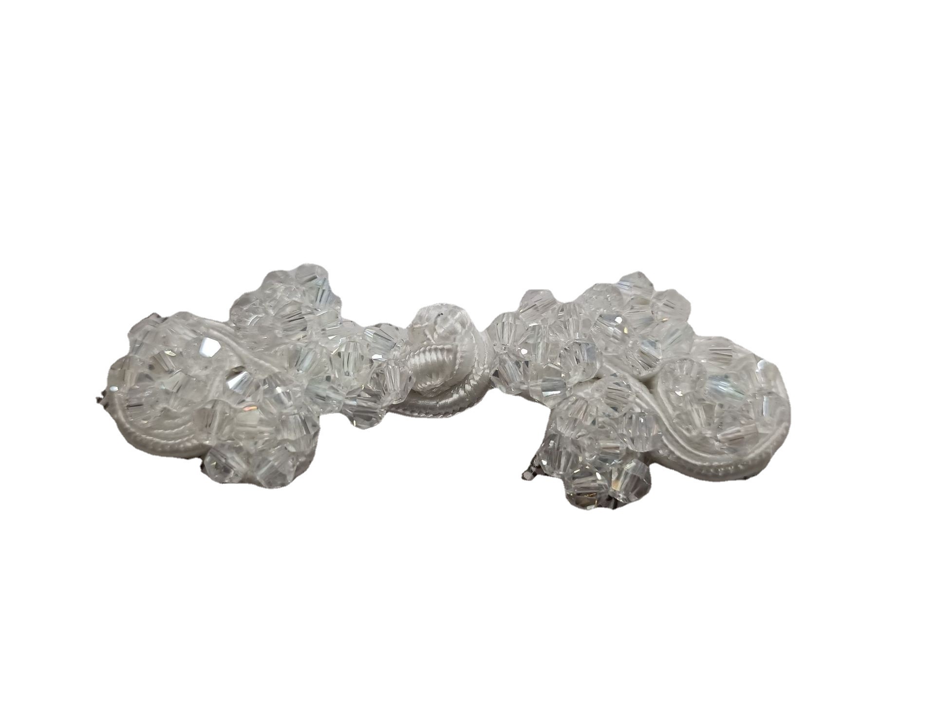 Jun Kai 1 Piece 2 Pairs Of Antique Decorative Buckle 152A Plate Buckle Beaded Cheongsam Tang Dress Hanfu Children's Coat Plate Buckle Item Picture