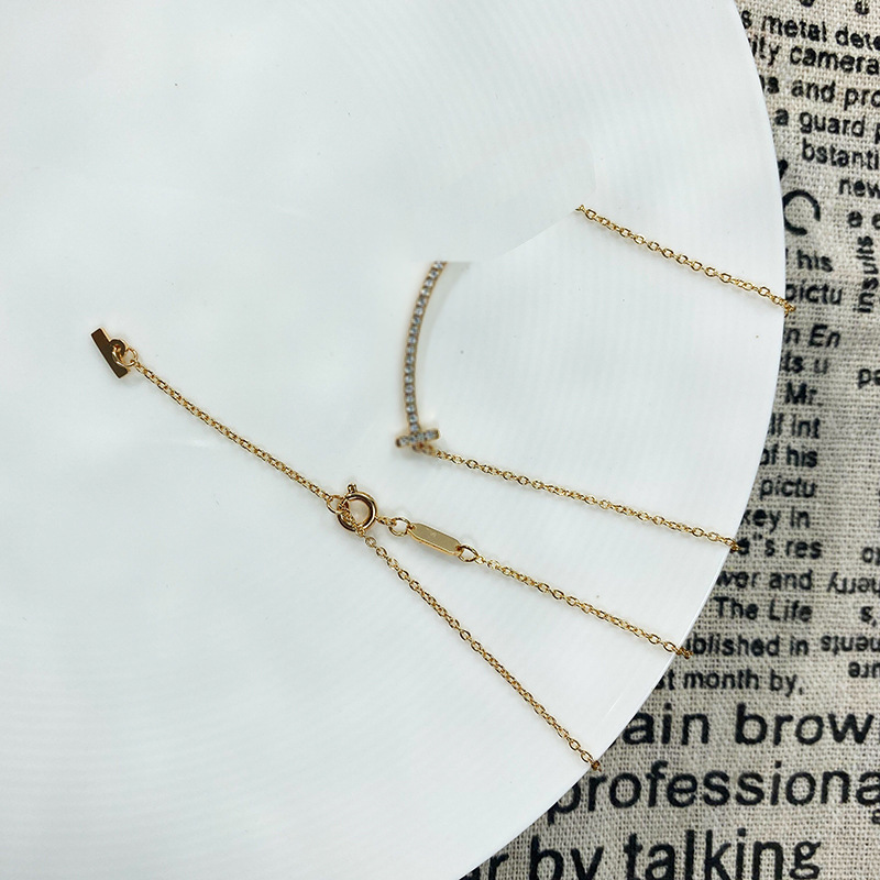 项链/沙金/锆石项链/银饰/18k金饰品细节图