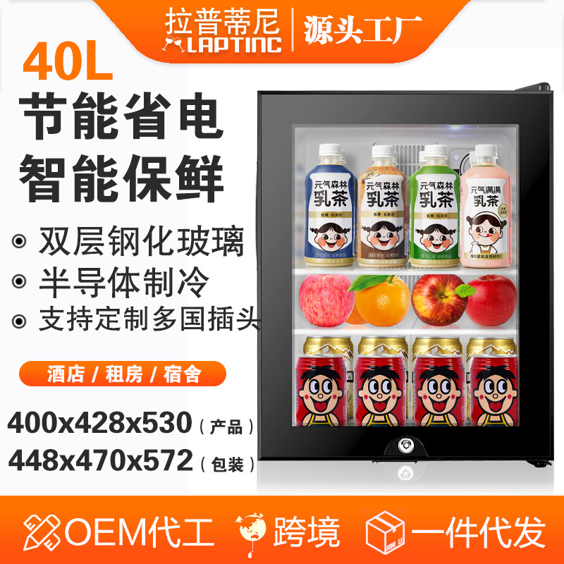 拉普蒂尼客房小冰吧静音迷你酒店冰箱食品留样柜母乳冷柜源头厂家