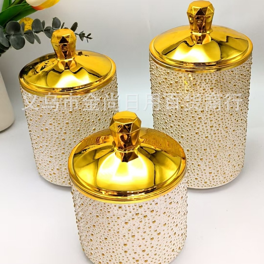 Plastic brick and stone lid, solid color transparent storage tank without a base, sealed kitchen five-grain and miscellaneous storage tank with color box Specification image