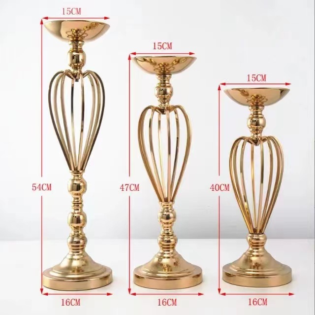 European New Cross-Border Candlestick Flower For Wedding Table False Flower Stand Hotel Restaurant Flower Decoration Road Guide Item Picture