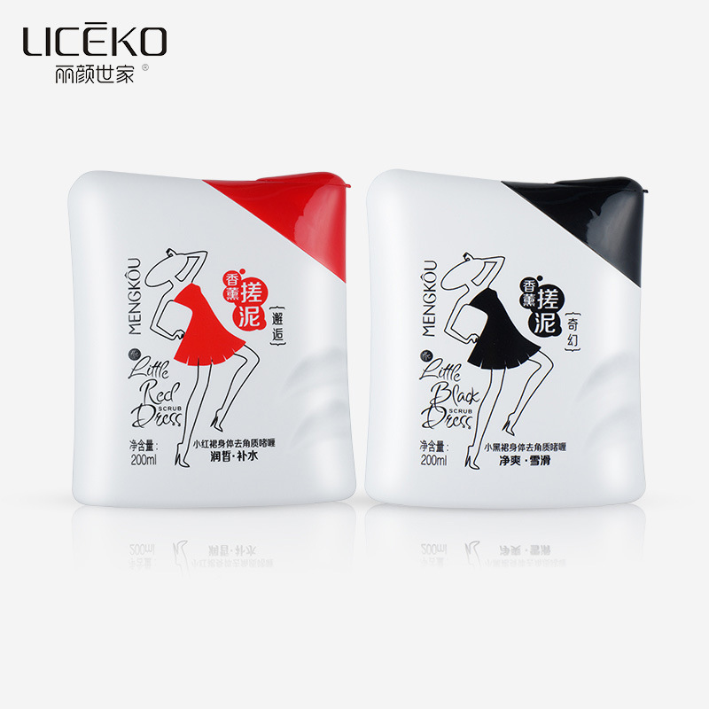 Mengkou Aromatherapy Mud Cream softenes the stratum corneum gel, hydrates, refreshes the body, moisturizes the body, and exfoliates Item Picture