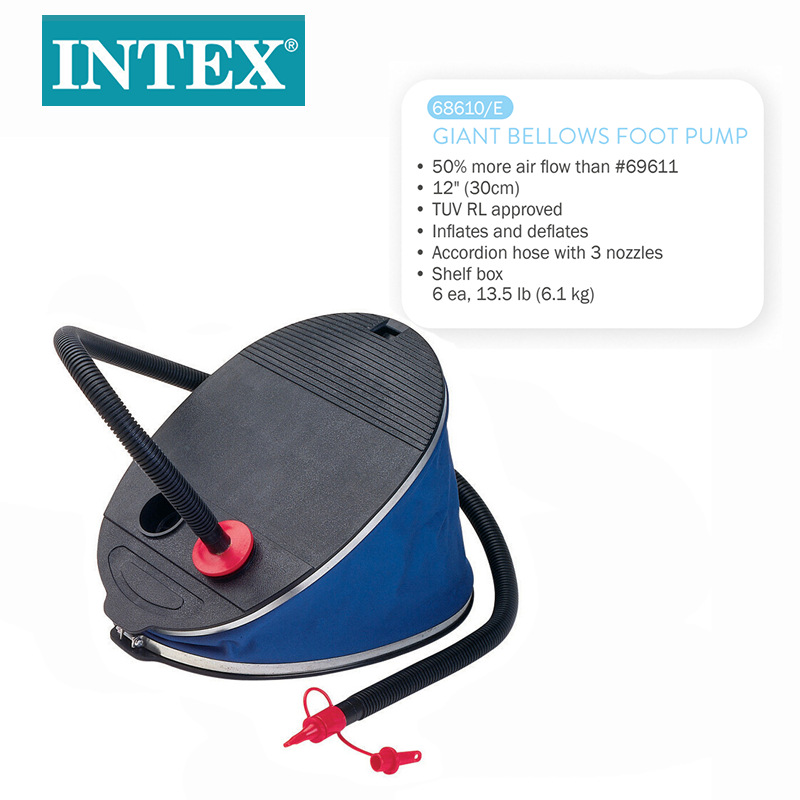 INTEX68610 Luxury foot-operated air pump, air filling pump, air cylinder, foot pump, swimming pool foot pump