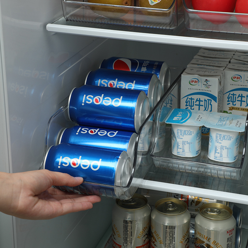 Drawer-type food and vegetable can box storage wonder, cola storage box, refrigerator storage box, kitchen storage box Specification image