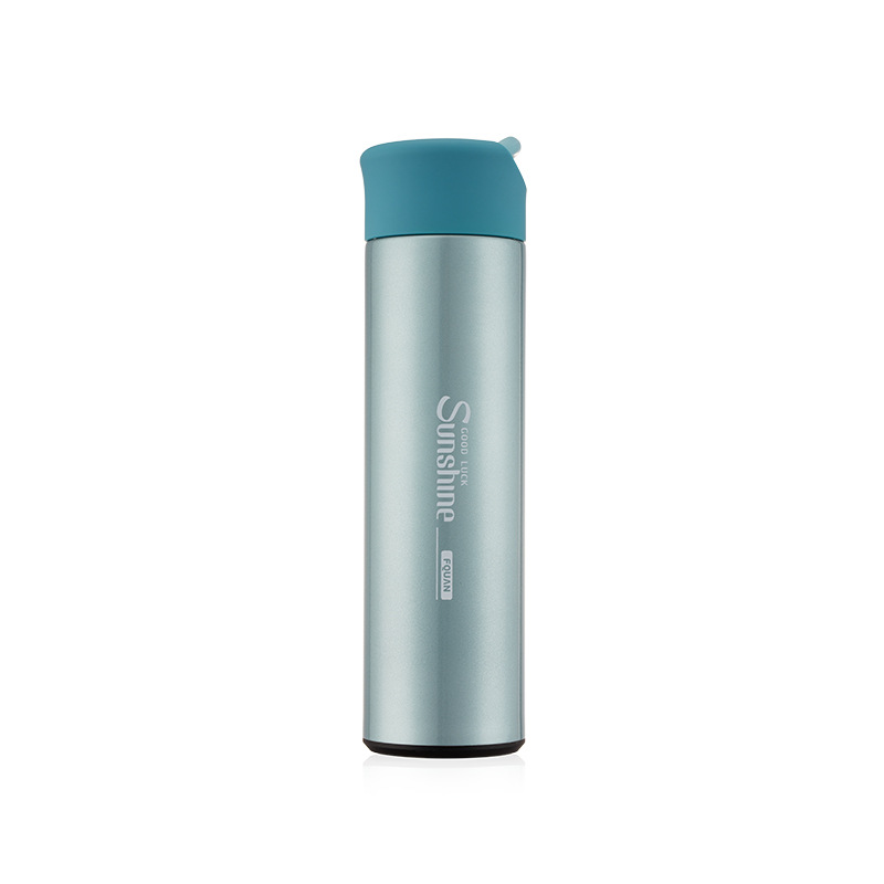 Tazas aislantes comerciales simples de gran capacidad para hacer té taza de cuerpo recto portátil con compartimiento de té taza de agua de cuerda de acero inoxidable al por mayor Item Picture