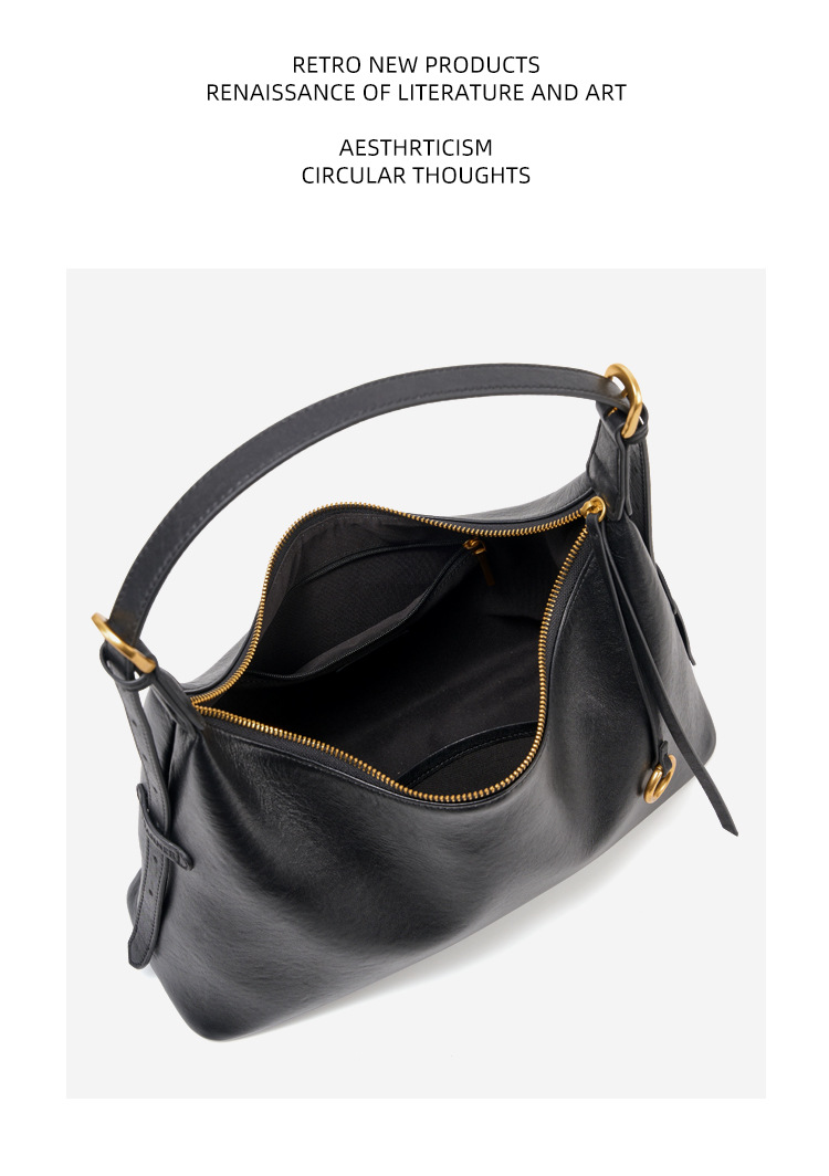 托特包腋下包包斜挎包女真皮大容量通勤旅游休闲简约包包韩国小众详情16