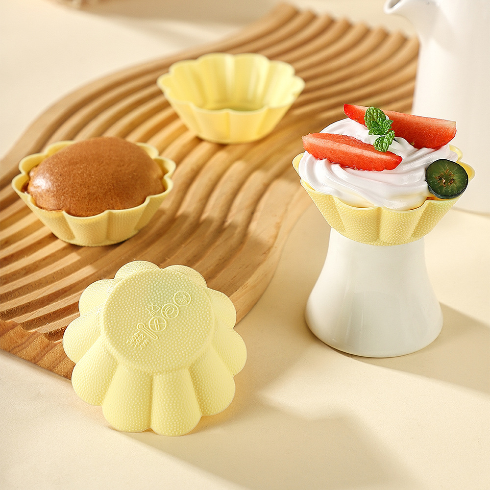 Creative Silicone Muffin Cup Mousse Cake Cup Cookie Mold Egg Tart Mold Household Baking Utensils Wholesale Spot Application Scenario