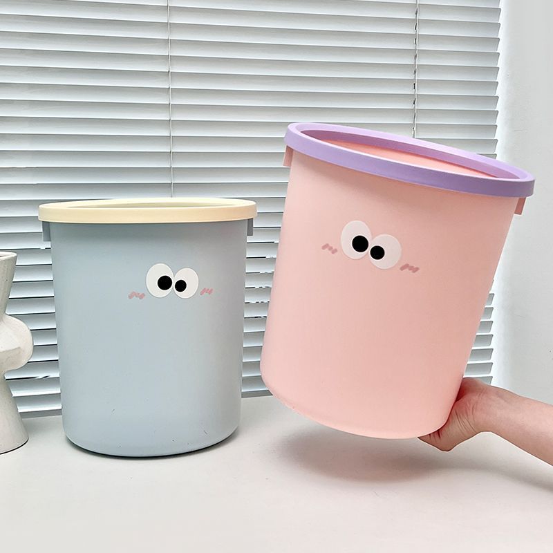 2024 New garbage can household large large capacity living room toilet toilet bedroom kitchen dormitory office details Picture