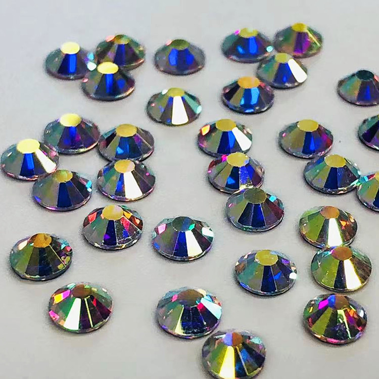 Manufacturers Wholesale New Washless Imitation Diamond Imitation Diamond Flat Bottom Hot Drilling White Ab Color Hot Drilling Under The Diamond Diamond Jack Drill Specification drawing