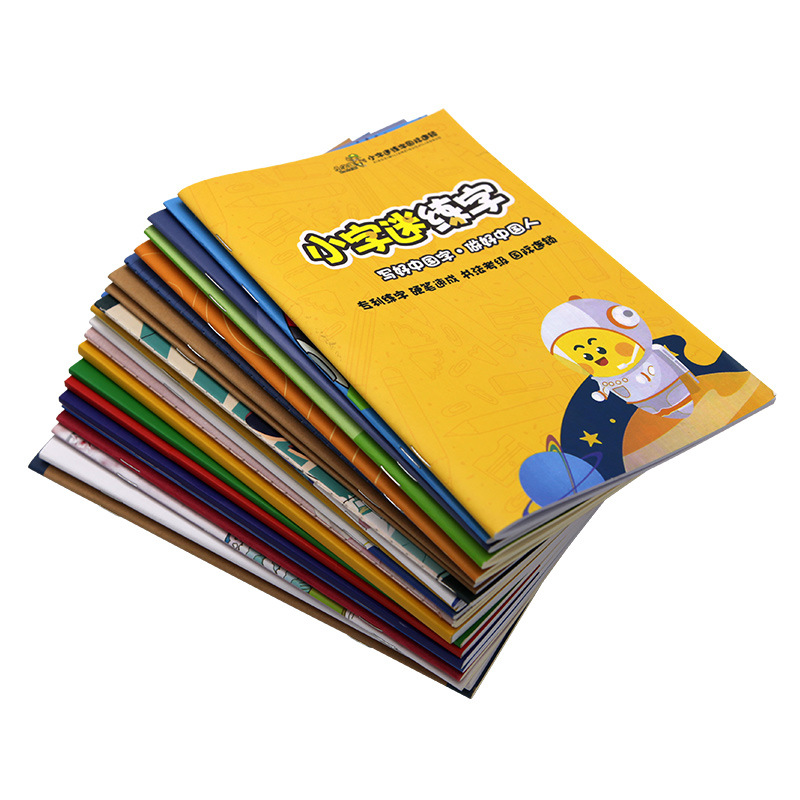 Vintage Kraft Paper Car Line Book A4 Student Exercise Notebook Customized Cover Can Print Logo Specification drawing