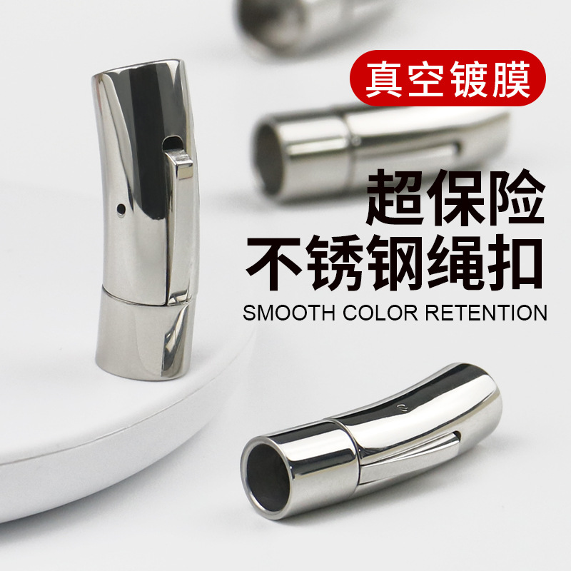 Stainless Steel Buckle Close-Up