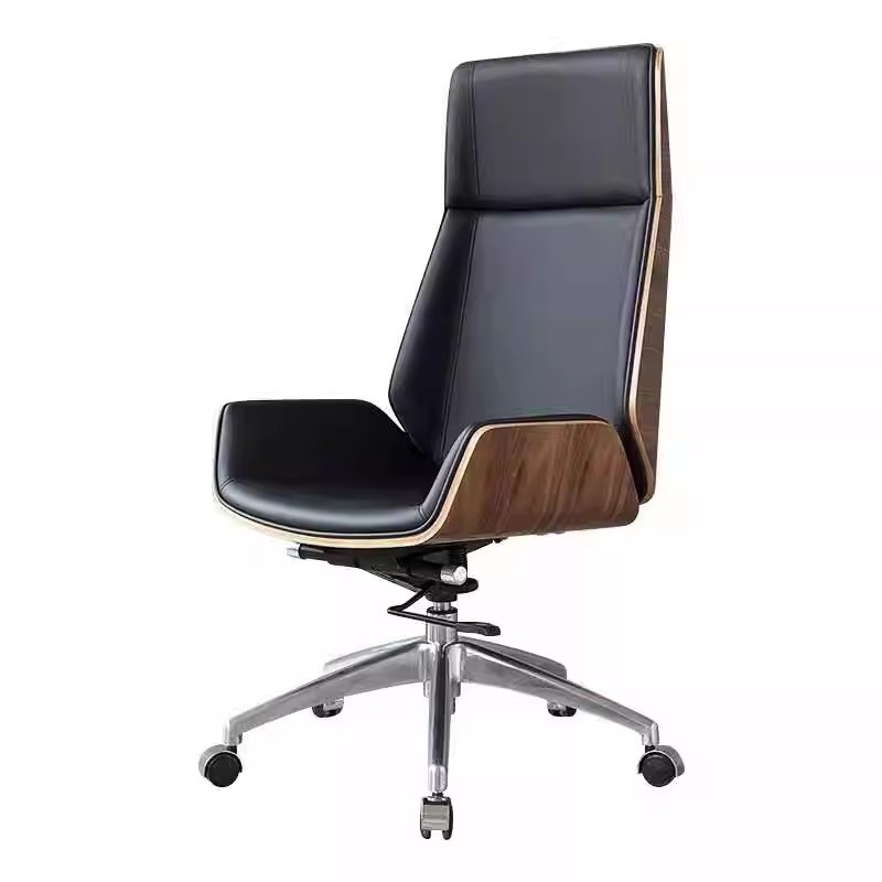 Star Factory genuine leather boss chairs, manager office chairs, internet-famous chairs, Joyful Ode lacquered computer chairs, home swivel chairs, light luxury conference chairs details Picture