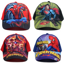 Cross-border new Spider-Man printed children's baseball cap cartoon Iron Man Superman Marvel boy cap