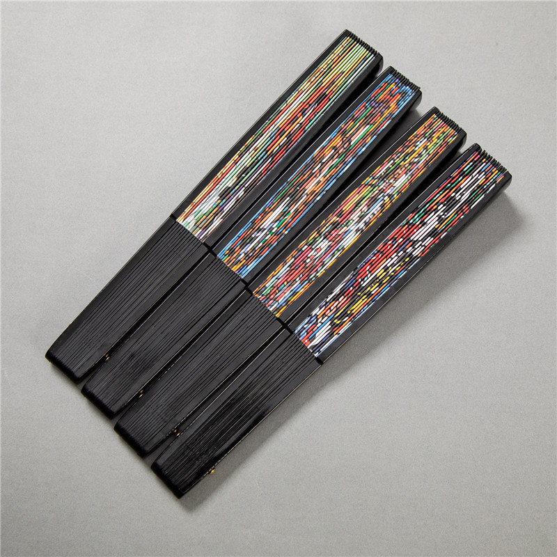 潮语扇子/绢布扇/网红折扇细节图