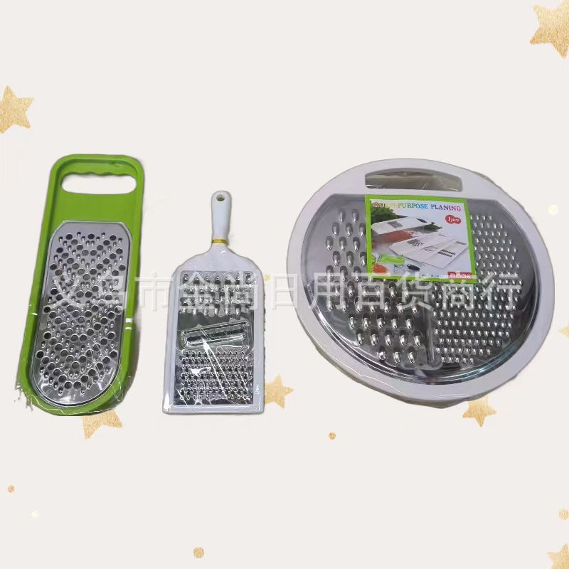 Kitchen and household multi-functional stainless steel grater, slicer, grater that doesn't hurt hands, radish and potato shreds grater Specification image