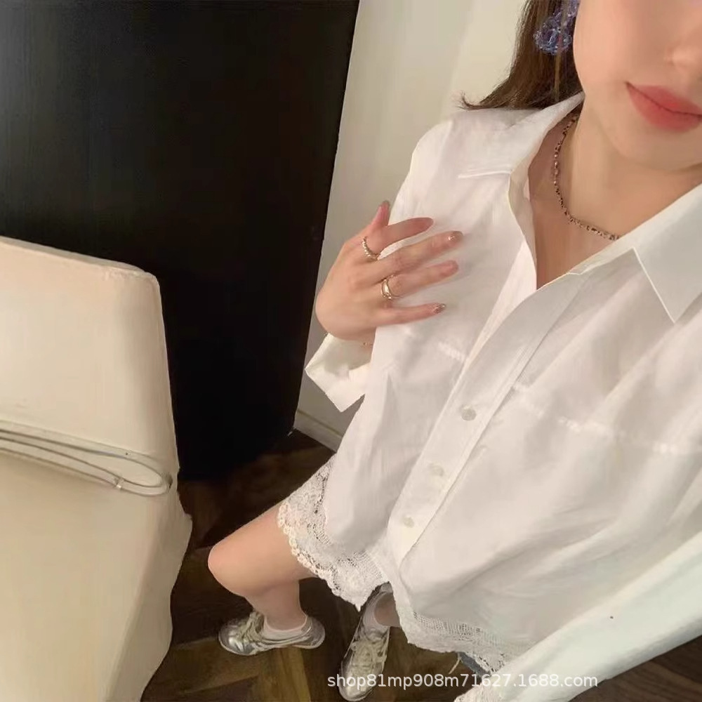 女式衬衫实物图