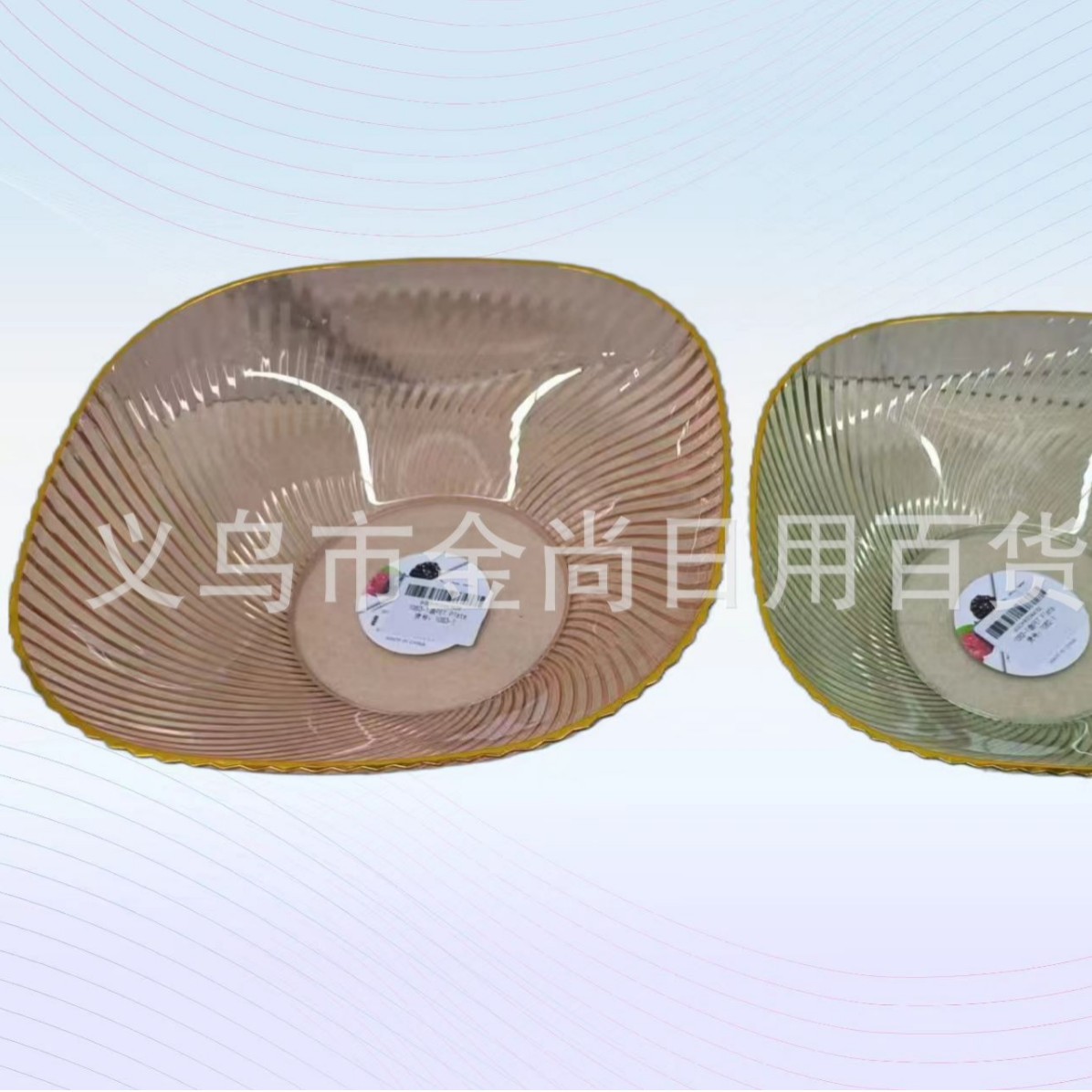 Creative new fruit plate, home living room snack tray, transparent high-end coffee table storage plate, exquisite and high appearance level Specification drawing