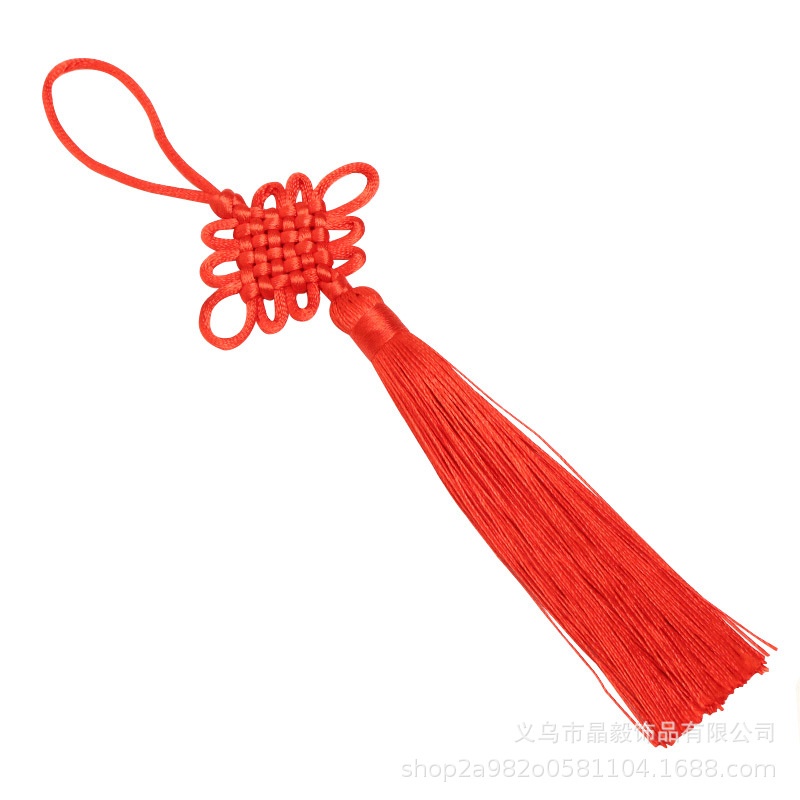 Hand-woven Chinese knot pendants of various sizes, Fang Sheng Knot New Year pendants, small Chinese knot tassels and tassels Item Picture