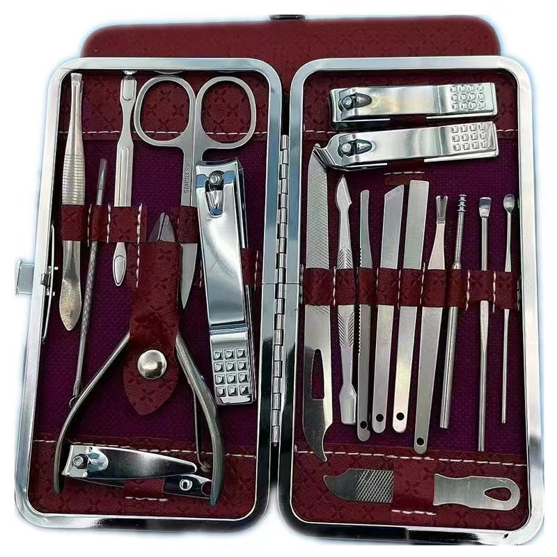 19 beauty sets, nail trimming sets, nail clippers, nail tools, and nail trimming sets are available for wholesale in large quantities details Picture