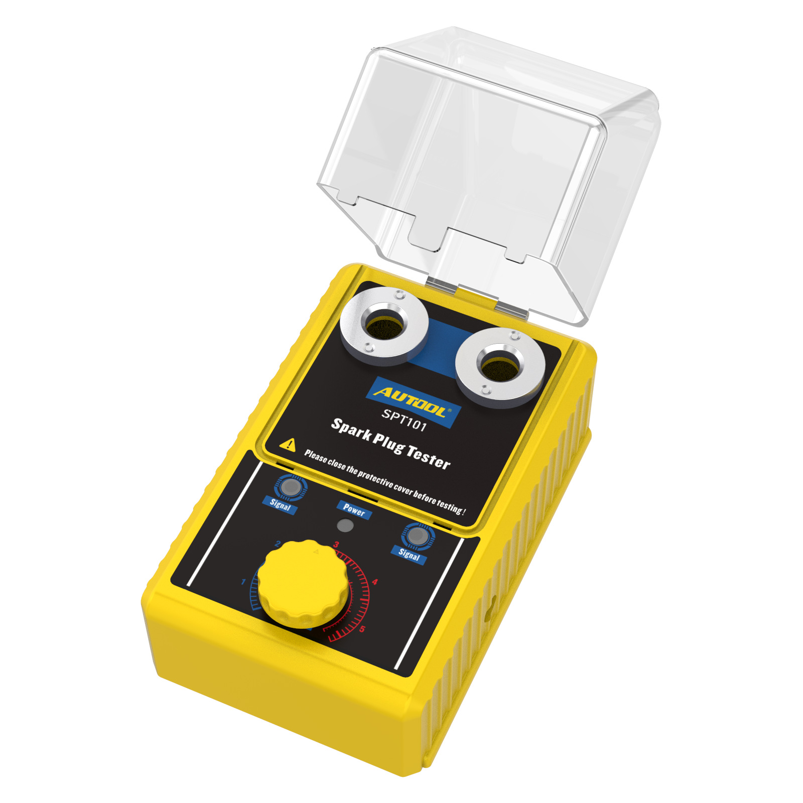 Autool SPT101 Automotive Spark plug tripping Test bench, double-hole spark plug ignition system diagnostic instrument Item Picture