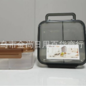 Cross-border salad bowls, rectangular and square preservation boxes with compartments, wholesale fruit preservation boxes for refrigerator storage Application Scenario