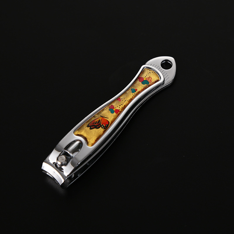 Stainless steel flat-mouthed nail clippers, nail pliers, nail knives, large nail knives, nail trimming scissors for adults, one yuan supply Specification image