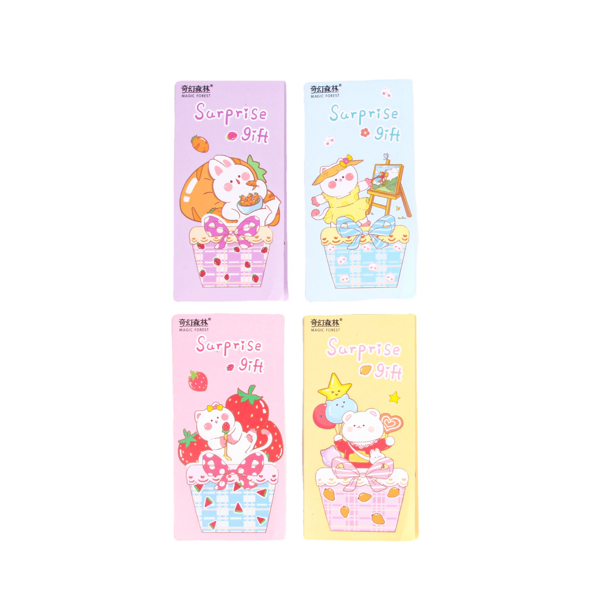 Colorful and cute sticky notes, customized cartoon creativity, ins takeout sticky notes, sticky note paper, index stickers, sticky note books Item Picture