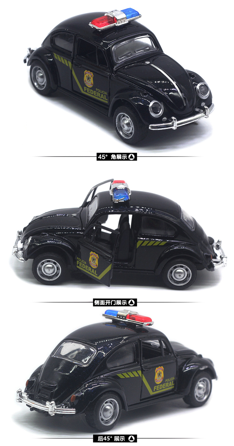 1:32 alloy beetle classic car model, police car, taxi, racing car, and Rebound car model are selling well on Amazon pic 18
