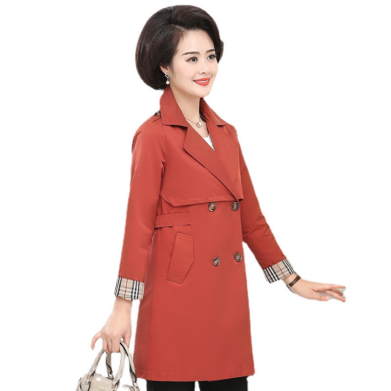 2022 معاطف جديدة للأم ذات معاطف أنيوية فضفاضة في شكل عارات نسائية متوسطة العمر Item Picture