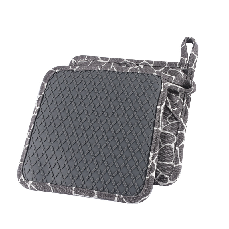 Deer silicone placemat silicone cotton pad insulated placemat thickened placemat silicone pot cushion coaster details Picture