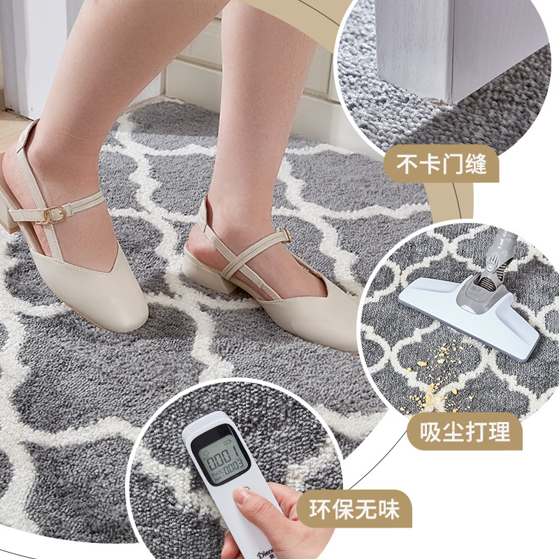 Hongri Li Polypropylene door mat ins Striped entrance door mat Home entrance carpet anti-slip footpad Application Scenario