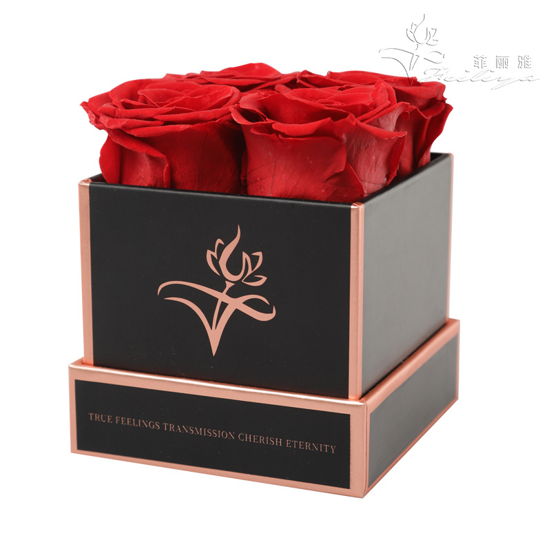 礼品/铁丝仿真花/万圣节套装/针织向日葵/花礼盒白底实物图