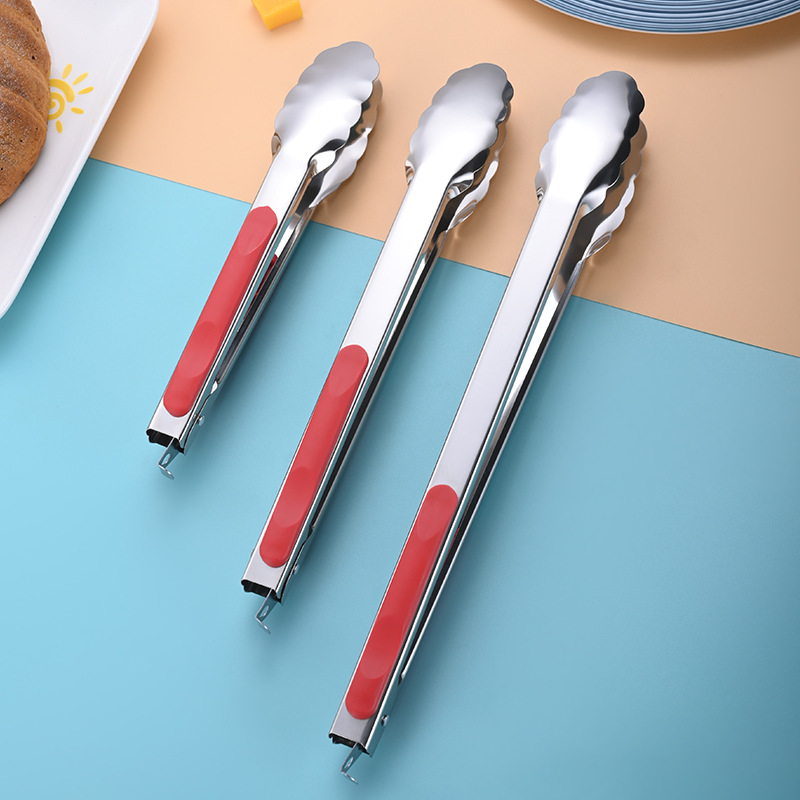 Stainless Steel Food Tongs Kitchen Household Barbecue With Malatang Bread With Barbecue With Steak Food Tongs details Picture