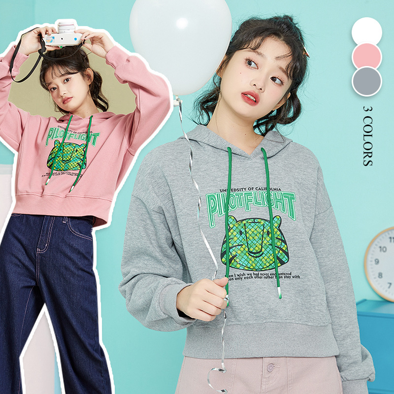 Round-neck hoodie women's 2022 new autumn and winter loose casual women's fashion spring and autumn top embroidered jacket women's trend