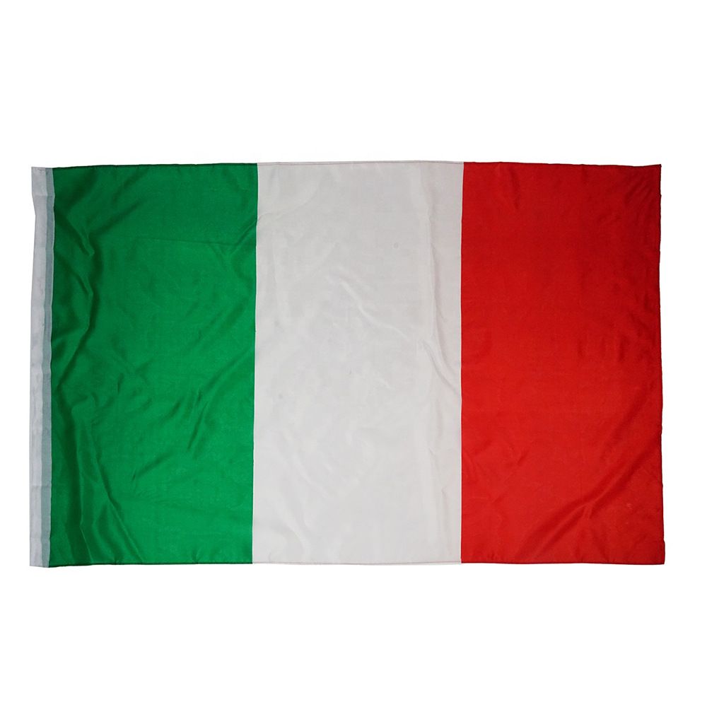 跨境现货世界杯意大利国旗意大利球迷旗大旗手摇旗涤纶旗帜图