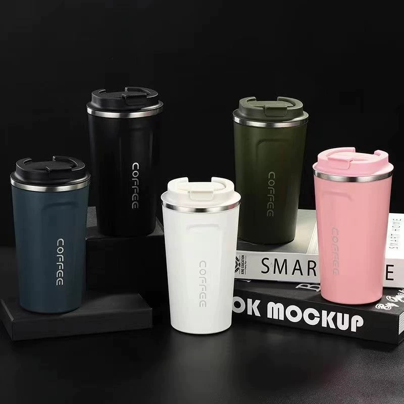 Wholesale of cross-border second-generation coffee cups, 304 stainless steel insulated cups, vacuum insulated cups, outdoor car portable water cups