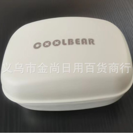 Household creative plastic soap box, water-draining soap storage rack, simple style soap box for bathroom and toilet details Picture