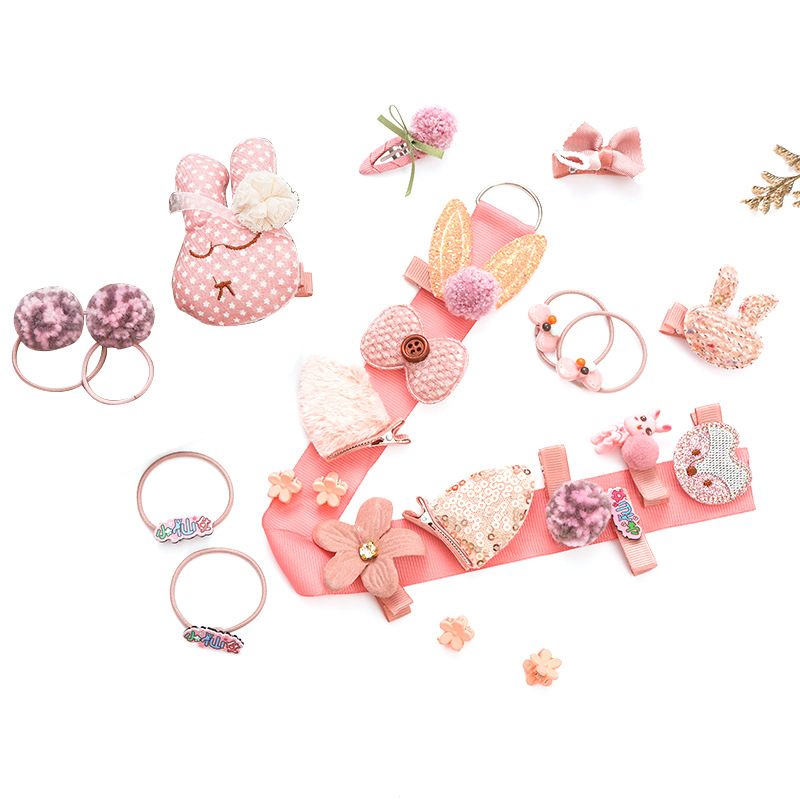 New Children's Hairpin Hair Accessories Set Box Baby Hairpin Side Clip Gift Box Korean Version Princess Hairpin Wholesale Item Picture