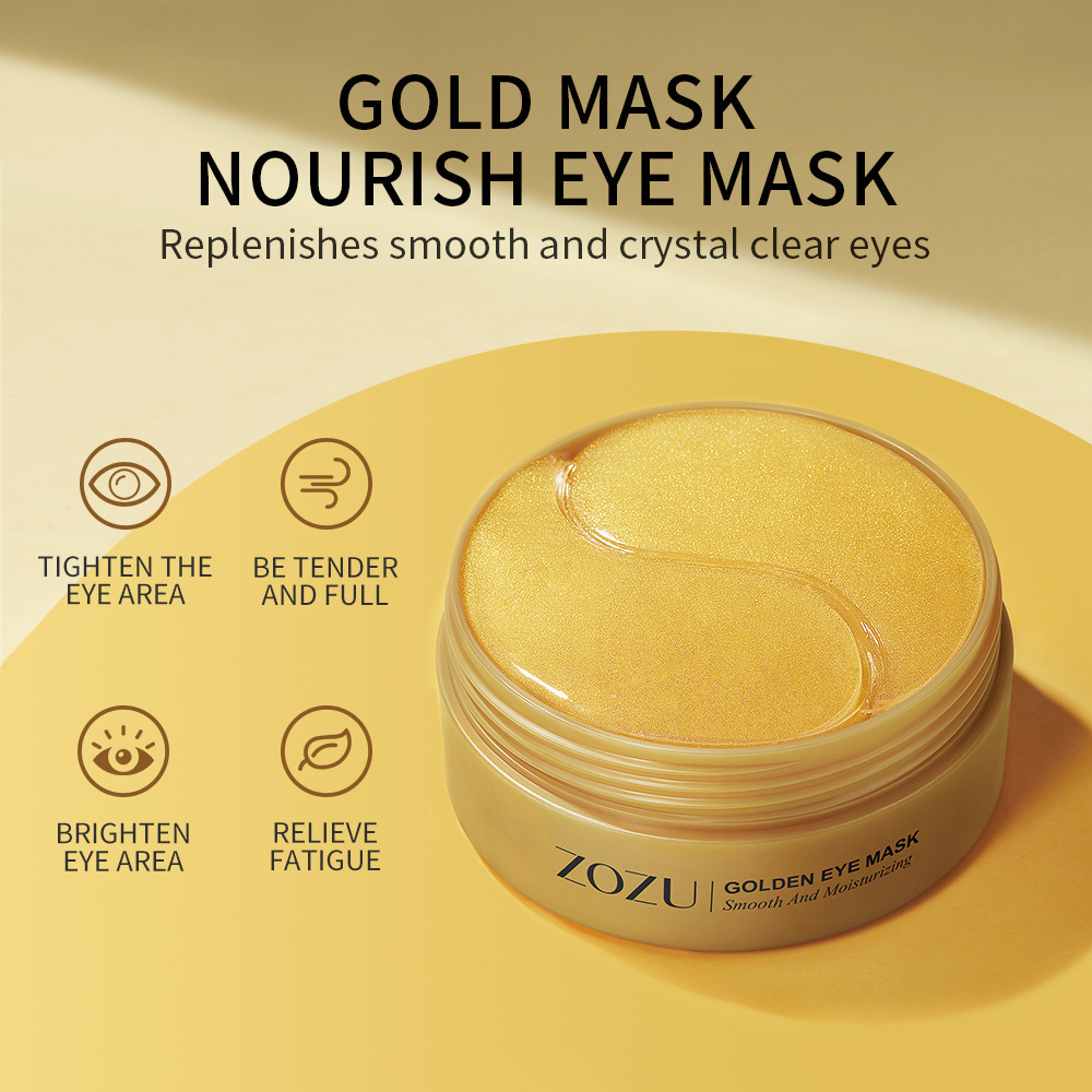 All-english eye mask Cross border Cross-border ZOZU Golden Avocado Eye Mask Cross-border export wholesale exclusively for foreign trade Specification image