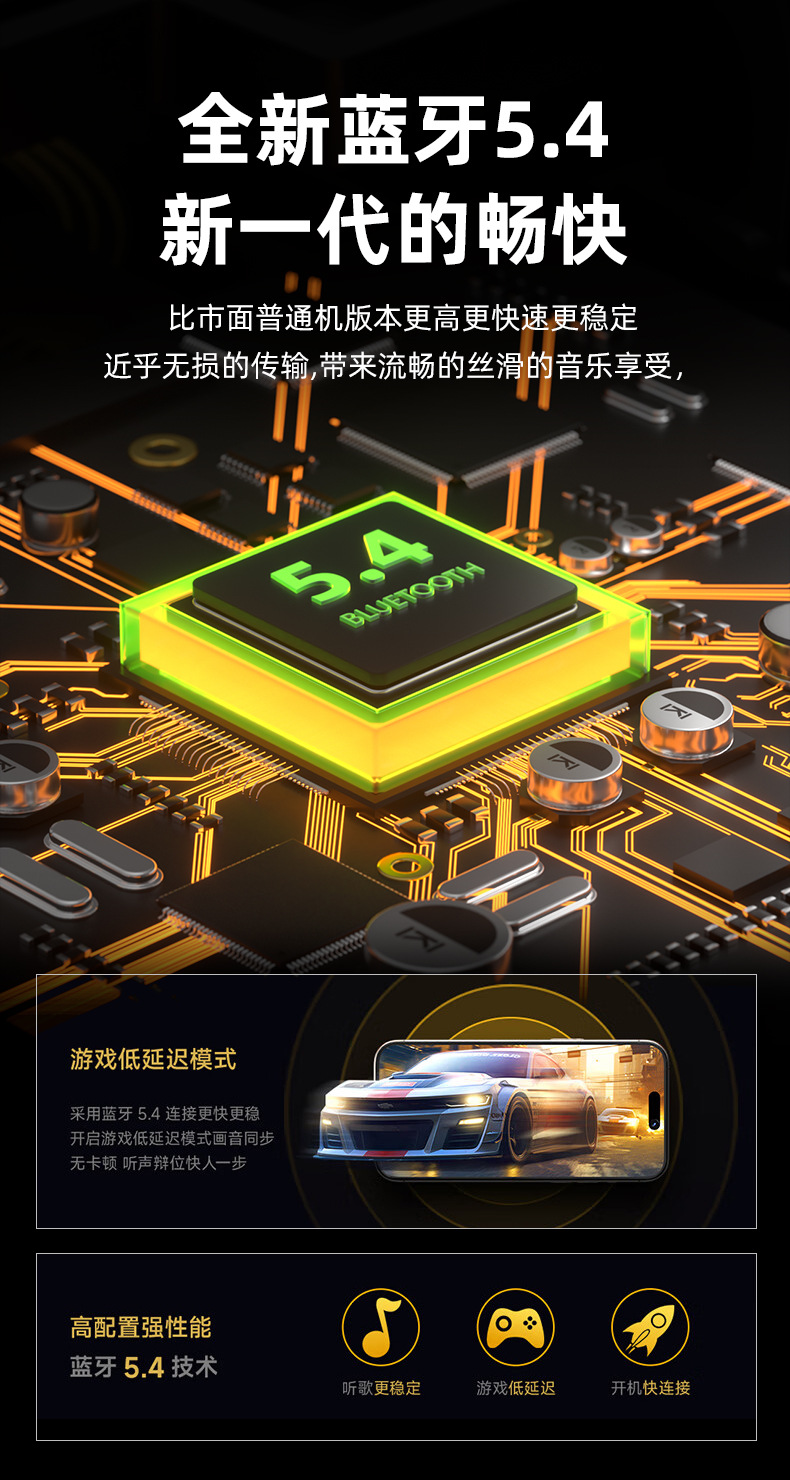 跨境新款头戴式蓝牙耳机ANC主动降噪华强北高品质耳麦适用苹果MAX详情9