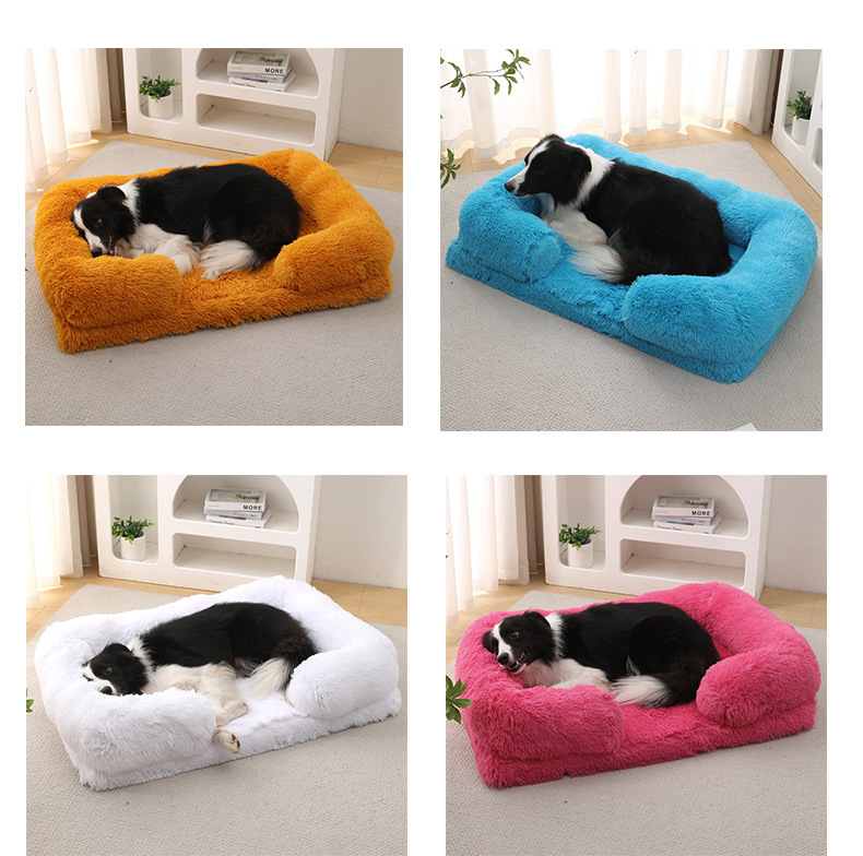 Perrera del perro perrera del gato peluche perrera redonda cama del perro estera del perro de invierno cama del perro suministros para mascotas al por mayor details Picture