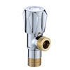 Copper Body Triangle Valve All Copper Thickened Angle Valve Water Heater Household Universal Switch Water Stop Valve Cold And Hot Water Faucet Item Picture