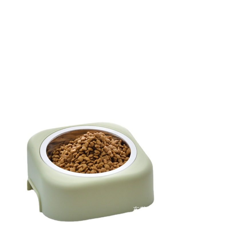 New pet supplies: dog food bowls, cat bowls, pet bowls, food bowls, creative sloping pet single bowls, wholesale from the manufacturer Item Picture