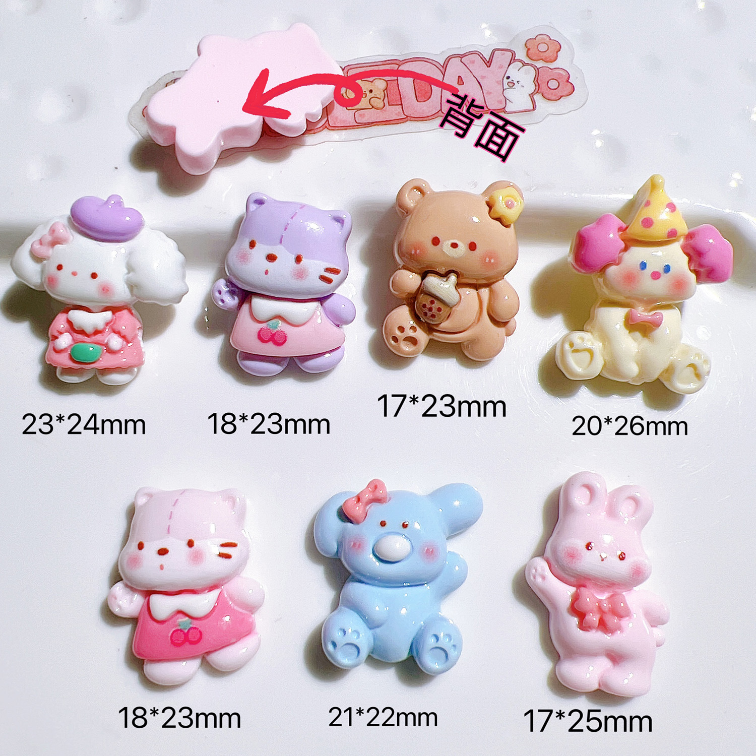 树脂配件/宋锦/diy/树脂饰品配件/铃铛产品图