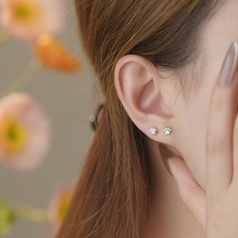 耳饰头花/饰品耳坠/耳夹/diy配件/耳夹滴油细节图