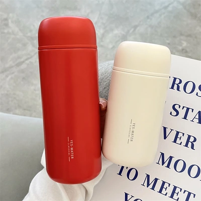 Yongkang Creative Mini Fresh Lady Thermos Cup 304 Stainless Steel Portable Office Handy Cup High Appearance Level Water Cup