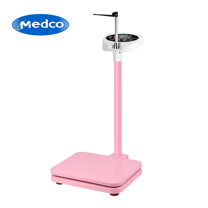 Cross-border exclusive height and weight measuring instrument all-in-one machine, high-precision LCD display digital weighing height measurement scale