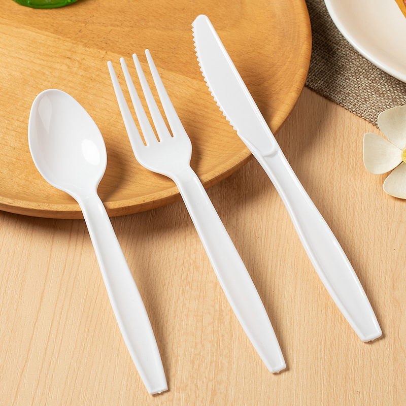 Munters Disposable Knife, Fork And Spoon 3.7 Series Ps Tableware Restaurant Dinner Party Celebration Kit Food Grade Material