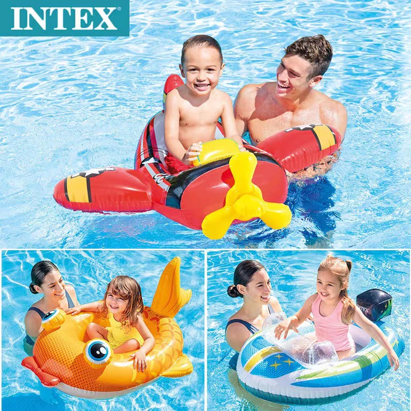 intex 59380 juguetes inflables para niños water up-floating float float float pool cruiser baby seat seat juguetes de agua